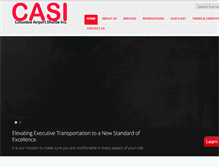 Tablet Screenshot of columbiaairportshuttle.com